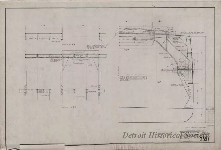 Drawing, Technical - Arch Reconstruction, Midship Section,
Steamers Venus and Neptune, Also Str. Jupiter