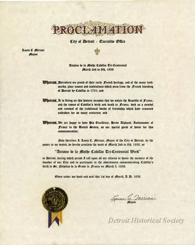 Proclamation