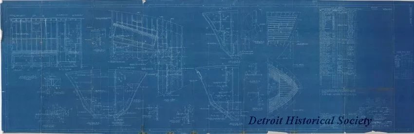 Blueprint - 63 Ft. Aircraft Rescue Boat - Mark 3,
Crews Quarters Arrangement