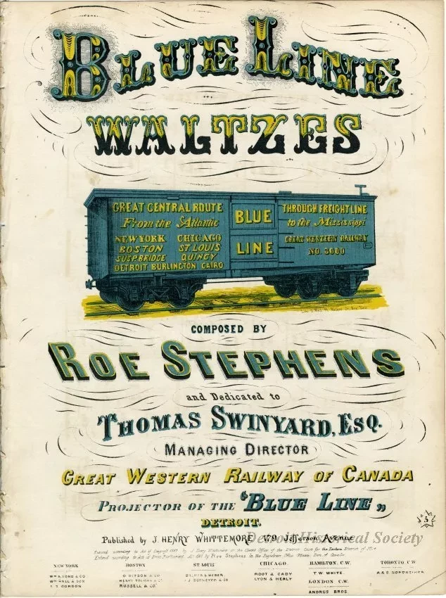 Music, Sheet - Blue Line Waltzes