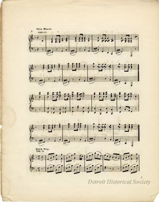 Music, Sheet - Michigan, My Michigan