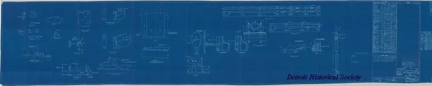 Blueprint - 63 Ft. Aircraft Rescue Boat - Mark 3, 
Deck Fittings Details