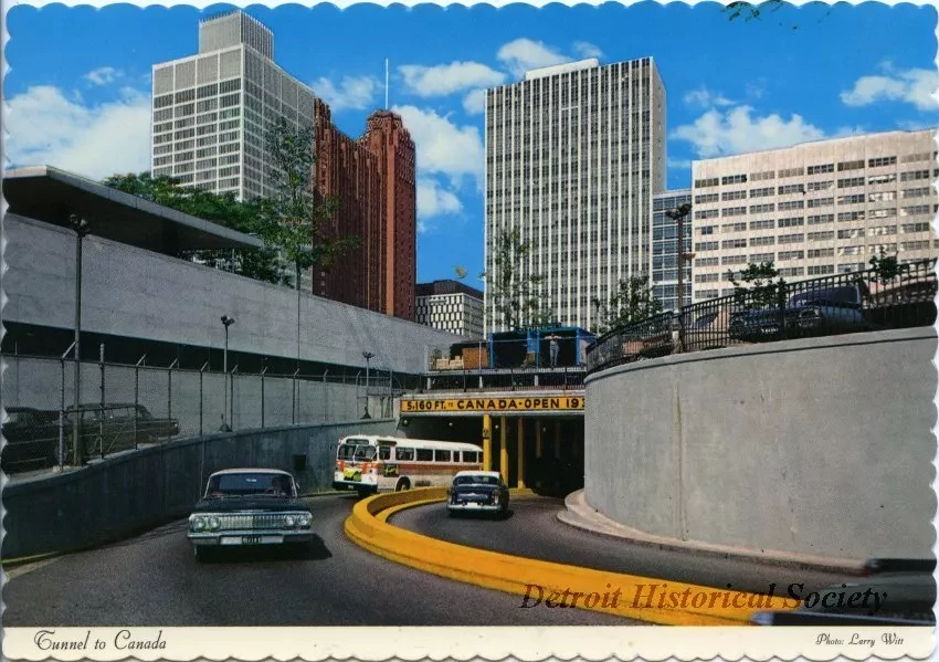 Postcard - Tunnel to Canada