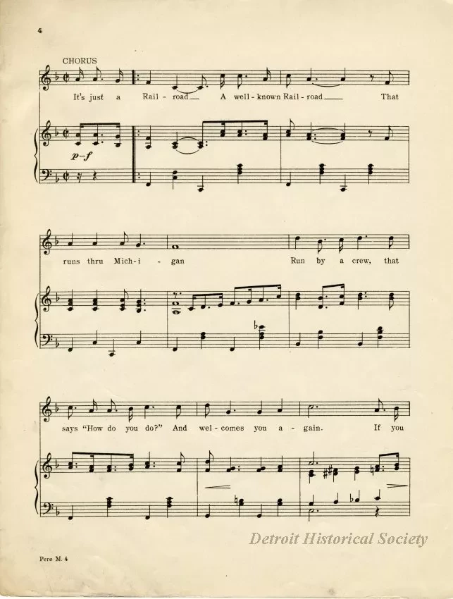 Music, Sheet - Pere Marquette