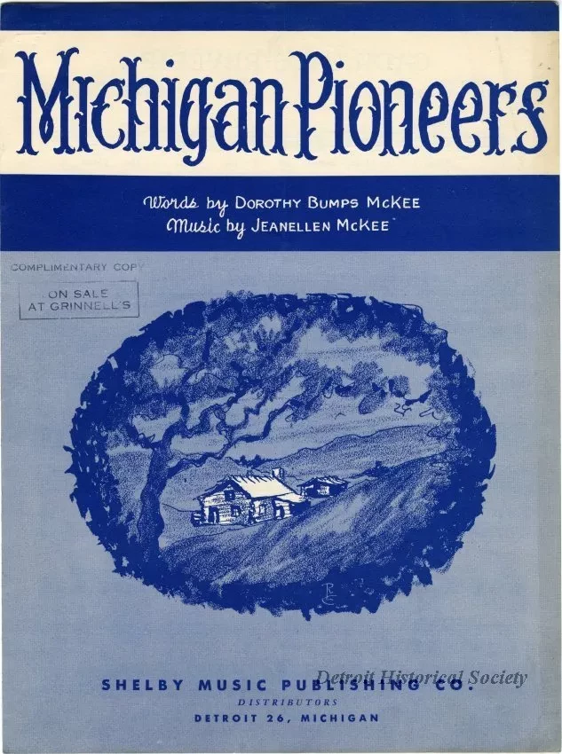 Music, Sheet - Michigan Pioneers