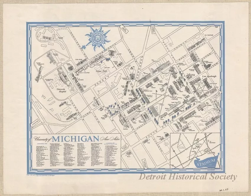 Map - University of Michigan, Ann Arbor