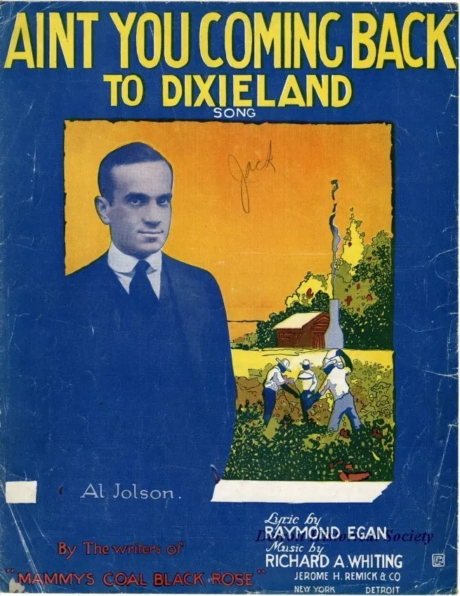 Music, Sheet - Ain't You Coming Back to Dixieland