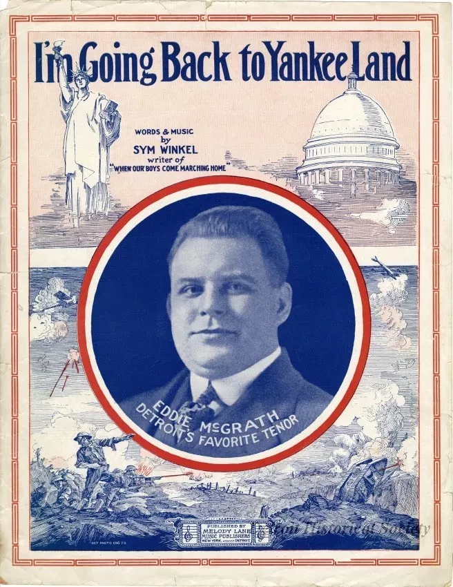 Music, Sheet - I'm Going Back to Yankee Land