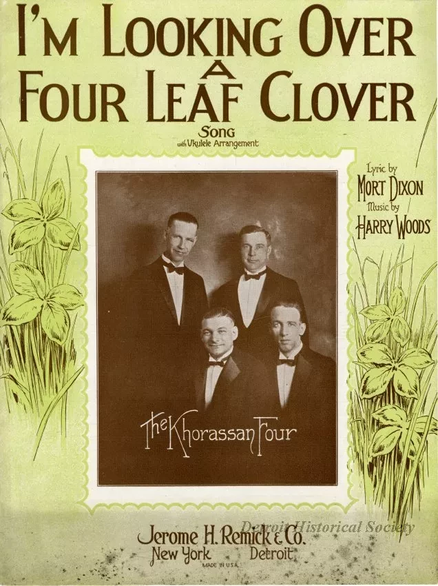 Music, Sheet - I'm Looking Over a Four Leaf Clover