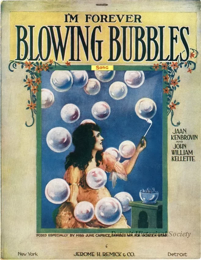 Music, Sheet - I'm Forever Blowing Bubbles