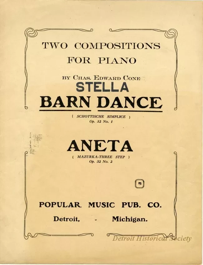 Music, Sheet - Barn Dance
Aneta