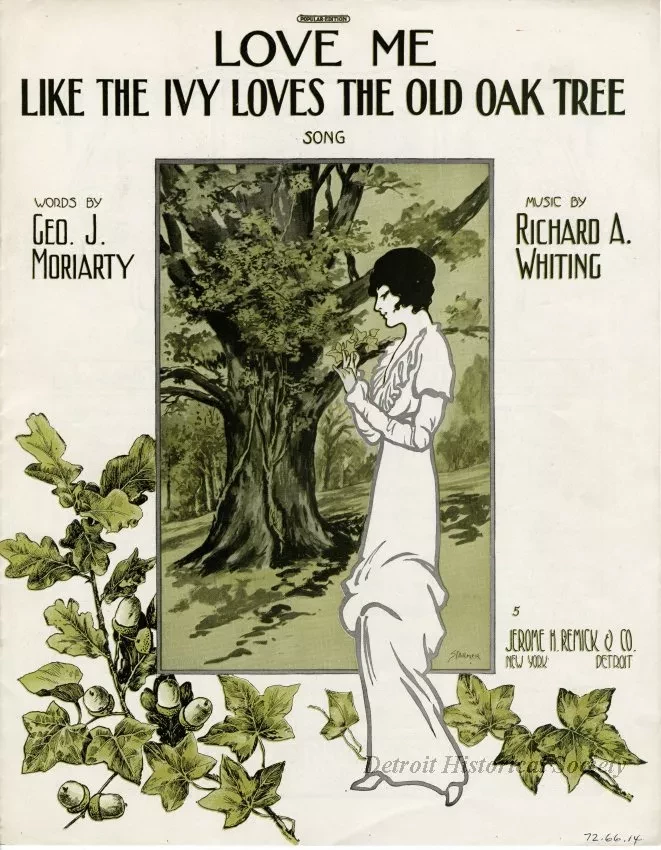 Music, Sheet - Love Me Like the Ivy Loves the Old Oak Tree