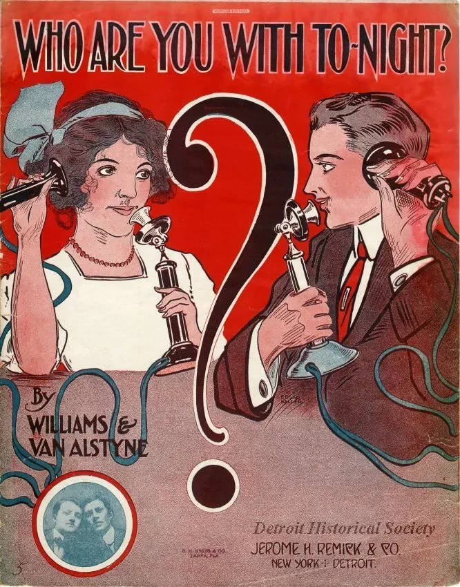 Music, Sheet - Who Are You With To-night?