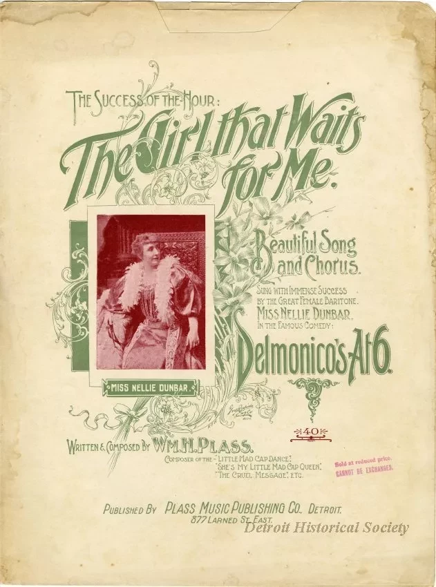 Music, Sheet - The Girl That Waits for Me