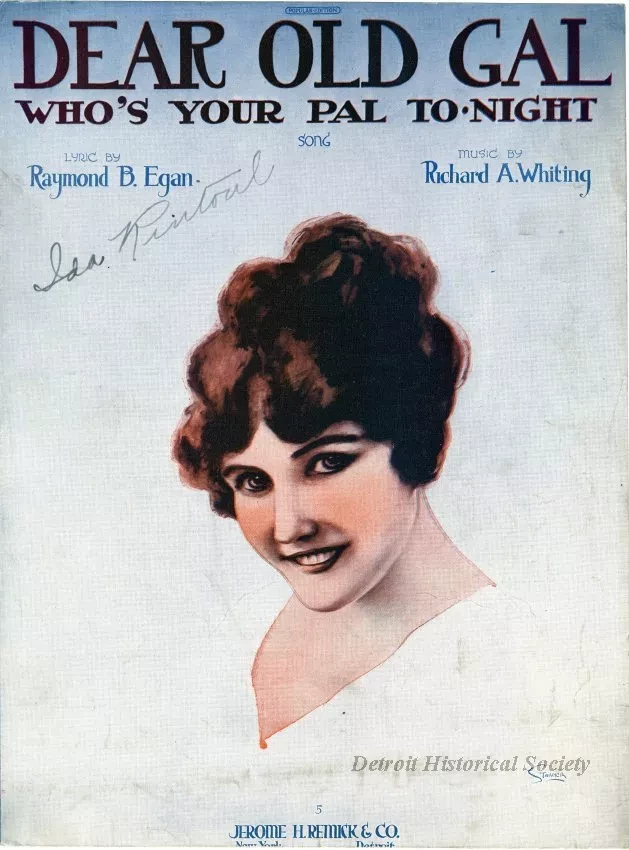 Music, Sheet - Dear Old Gal Who's Your Pal Tonight