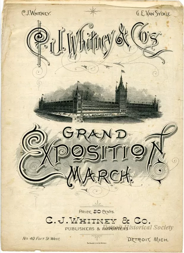 Music, Sheet - C. J. Whitney & Co.'s Grand Exposition March