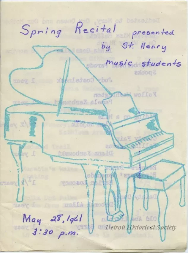 Program, Concert