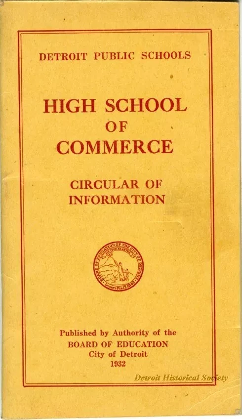 Booklet - High School of Commerce Circular of Information