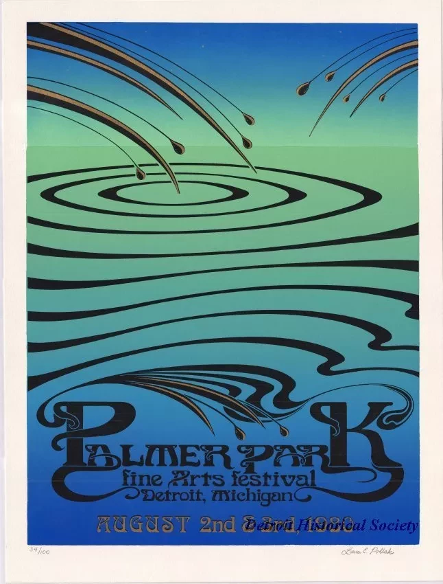 Poster - Palmer Park Fine Arts Festival,
Detroit, Michigan