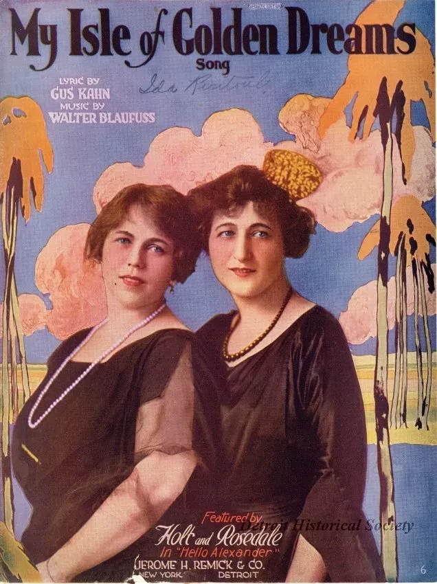 Music, Sheet - My Isle of Golden Dreams