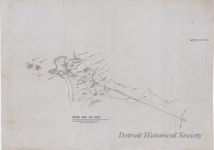 Map - Oreana Mine Ore Zones
