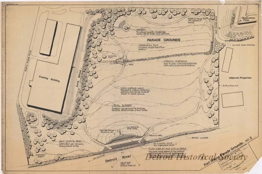 Blueprint - Fort Wayne Parade Grounds - Alt. 2