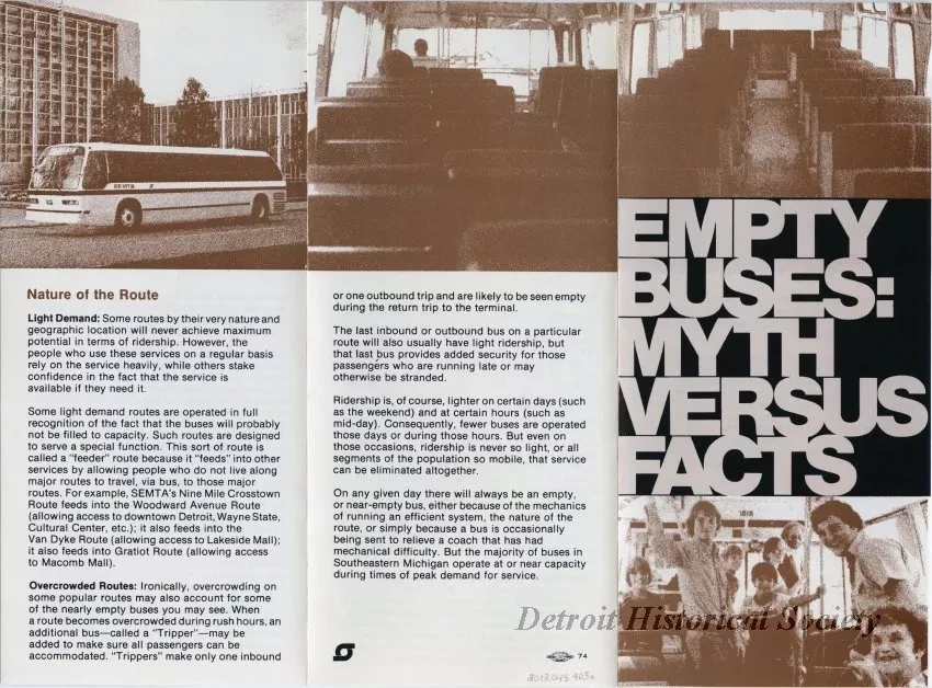 Brochure - Empty Buses: Myth Versus Facts