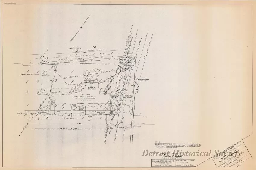 Blueprint - Hospital Building, 
Historic Fort Wayne