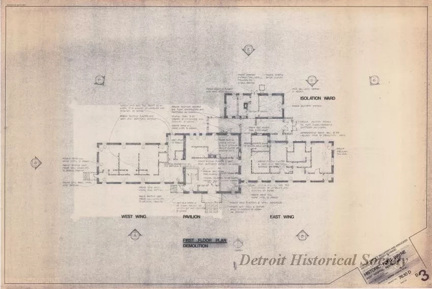 Blueprint - Historic Fort Wayne, 
Post Hospital Restoration