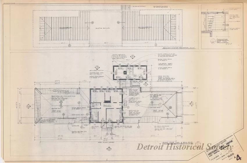 Blueprint - Historic Fort Wayne,
Post Hospital Restoration