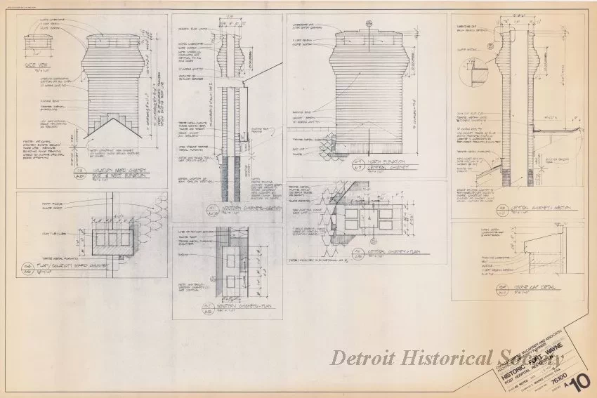 Blueprint - Historic Fort Wayne,
Post Hospital Restoration