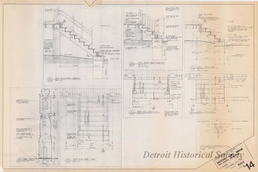 Blueprint - Historic Fort Wayne,
Post Hospital Restoration