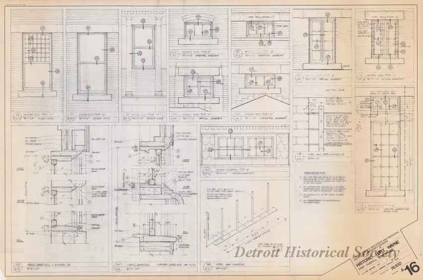 Blueprint - Historic Fort Wayne, 
Post Hospital Restoration