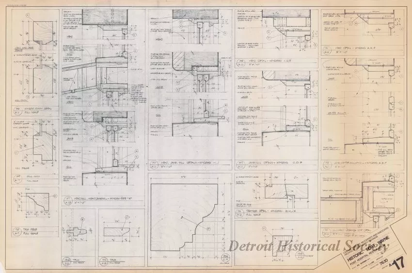 Blueprint - Historic Fort Wayne, 
Post Hospital Restoration