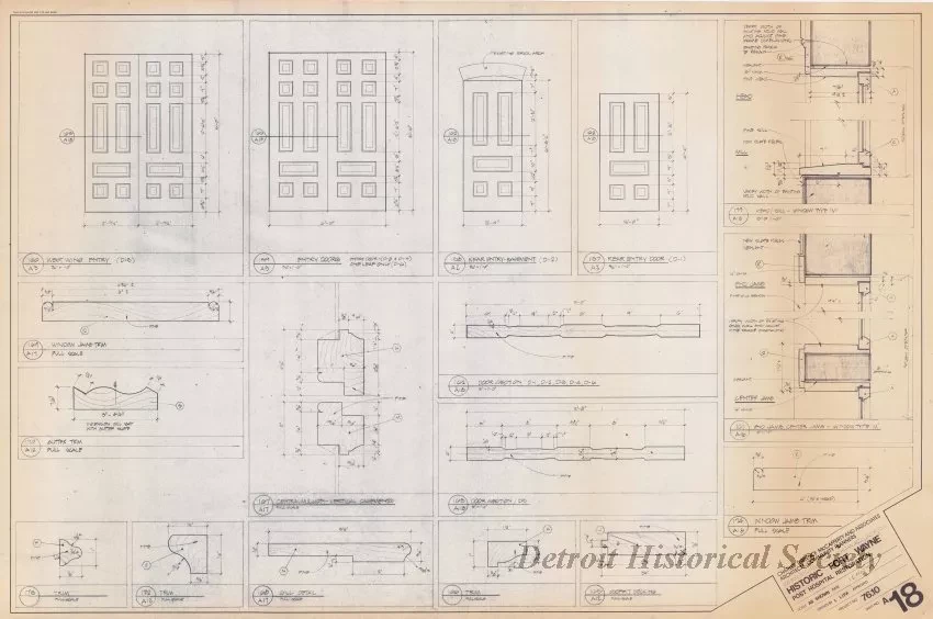 Blueprint - Historic Fort Wayne, 
Post Hospital Restoration