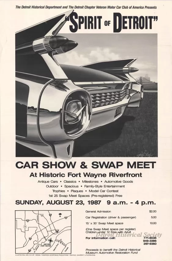 Poster - Spirit of Detroit Car Show & Swap Meet