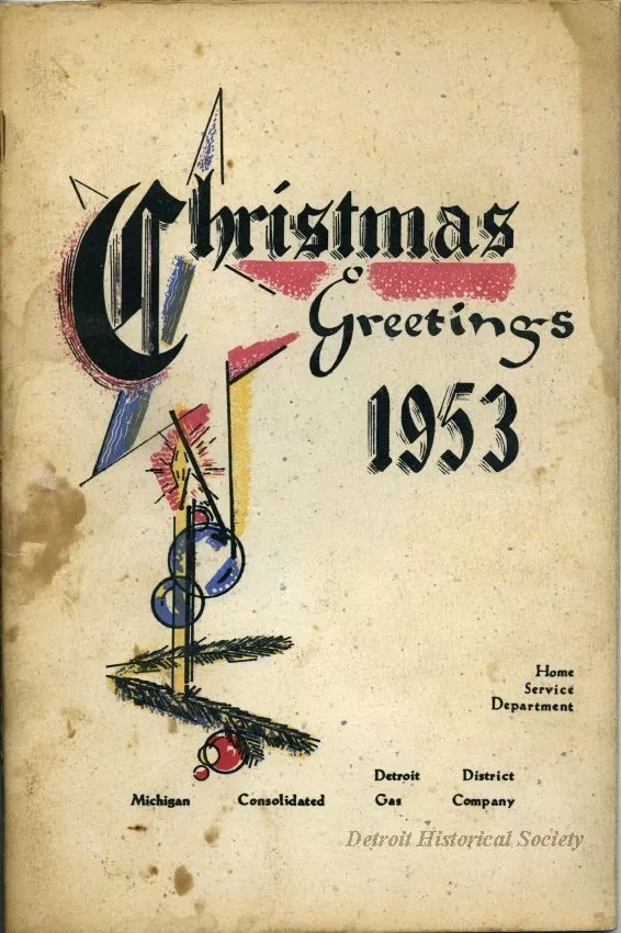 Cookbook - Christmas Greetings 1953