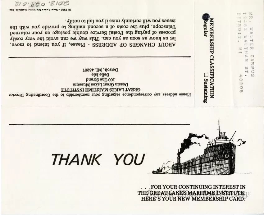 Card, Membership