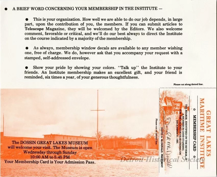 Card, Membership