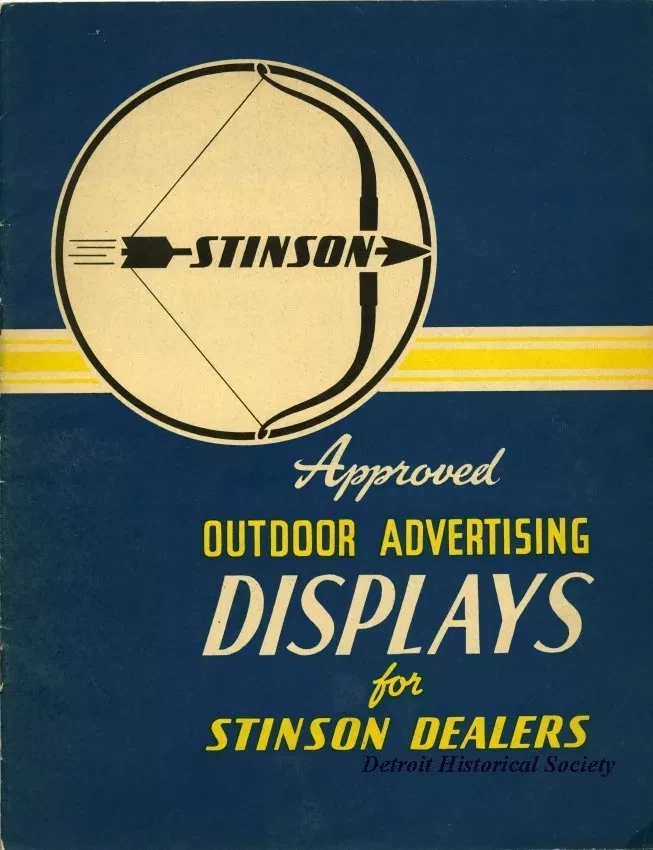 Catalog - Stinson Approved Outdoor Advertising Displays for Stinson Dealers.
