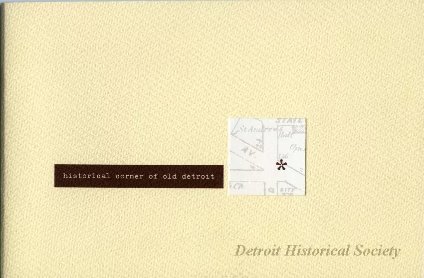Souvenir - Historical Corner of Old Detroit