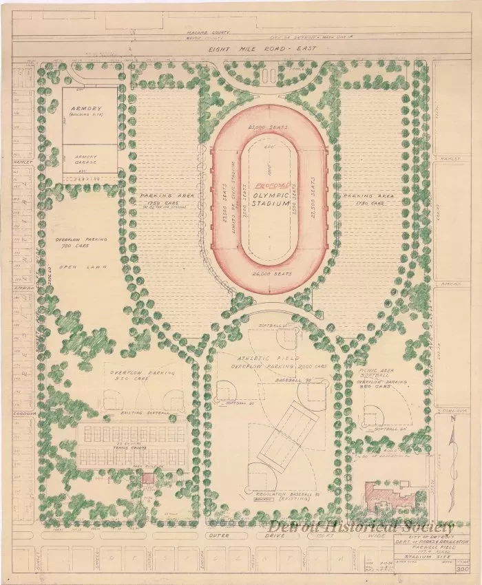 Blueprint - Farwell Field, 107.4 Acres - Stadium Site