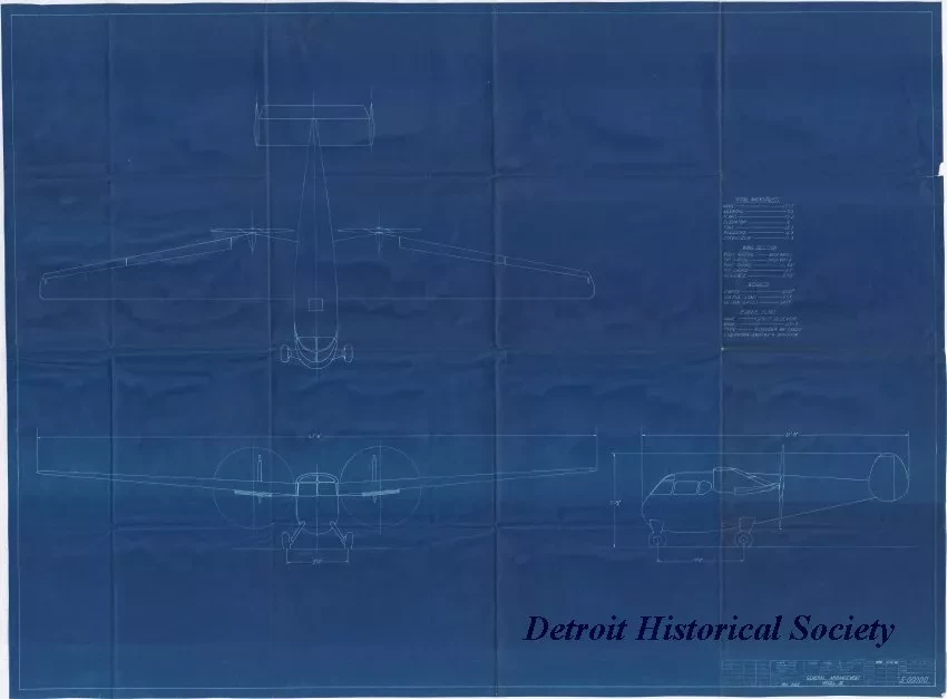 Blueprint - General Arrangement, Model V