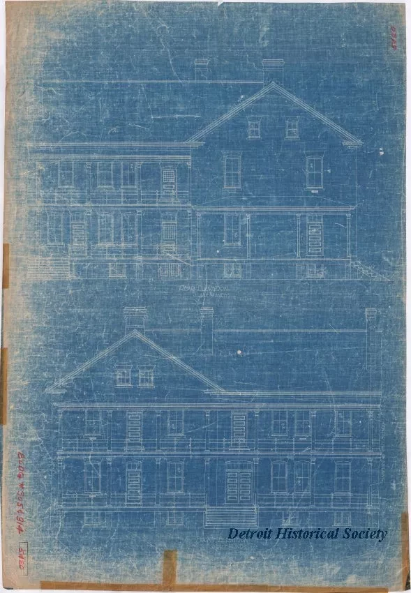 Blueprint - Two Co. Barrack
[Building No. 305 & 314]