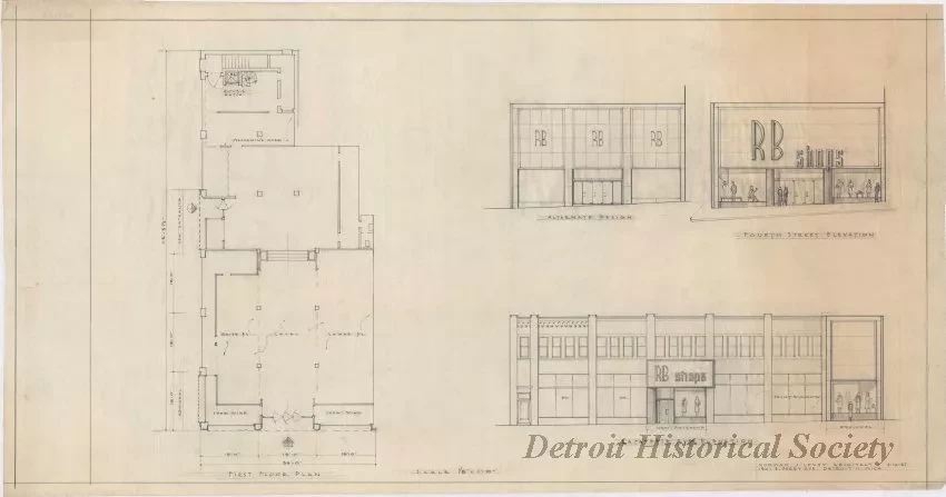 Drawing, Architectural - RB Shops