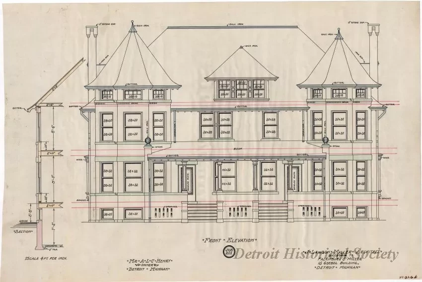 Drawing, Architectural - Front Elevation