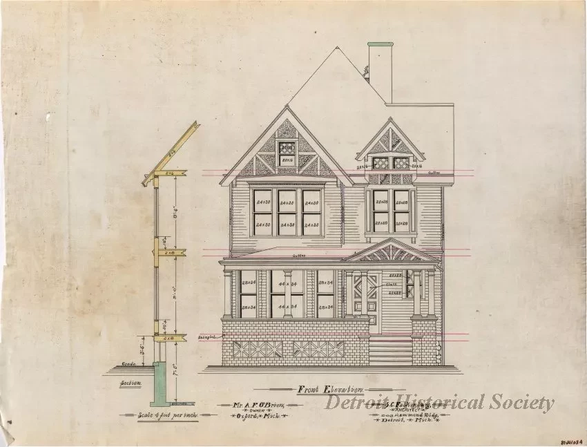 Drawing, Architectural - Front Elevation
