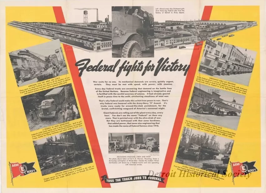 Poster - Federal Fights for Victory