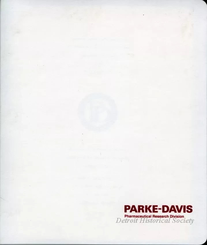 Manual, Employee - Warner-Lambert/Parke-Davis Professional Visitation Program Reference Manual for Tour Guides