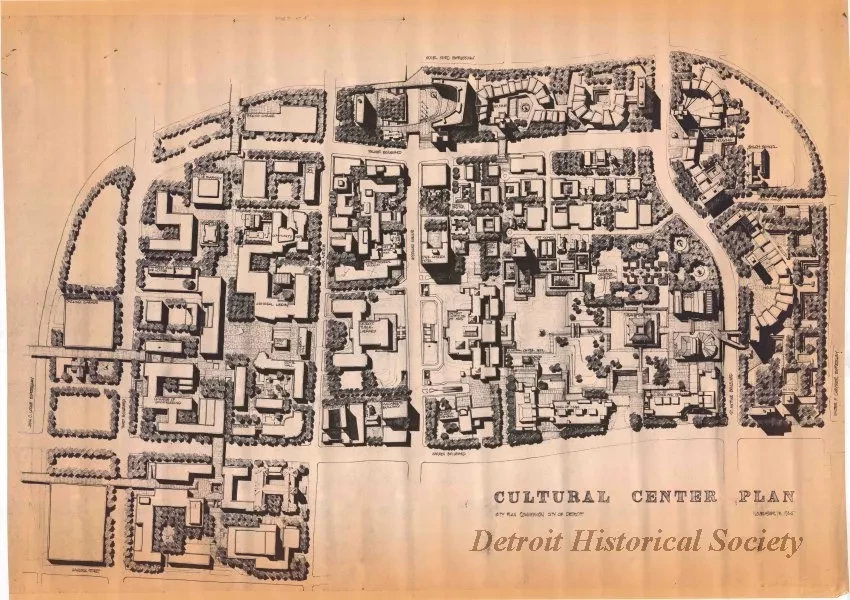 Blueprint - Cultural Center Plan